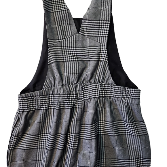 Ardene | Women's Slip-On Plaid Overalls Size M - Picture 6 of 14